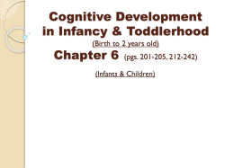 Cognitive Development in Infancy & Toddlerhood (Birth to …