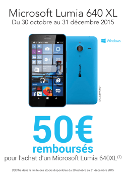 50&euro; rembours&eacute;s