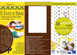 "CIN`ESPIÈGLE" 1er Trimestre 2016