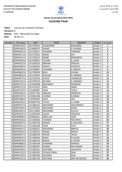 Amphi 4. - Facult&eacute; Polydisciplinaire &agrave; Larache