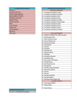 la liste des opticiens conventionn&eacute;s.