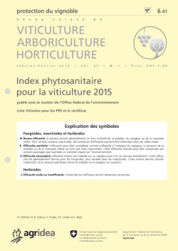 Index phytosanitaire ACW