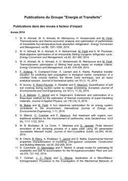 Energy and Transfers