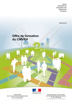 Offre de formation du CMVRH