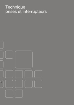 Technique prises et interrupteurs