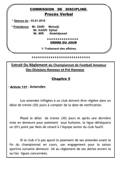 Bulletin Officiel n&deg;13 du 06/01/2016