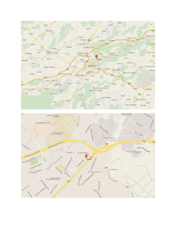 Plan d`acc&egrave;s du site de Besan&ccedil;on - Bourgogne - Franche