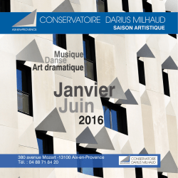 Janvier Juin - Aix-en