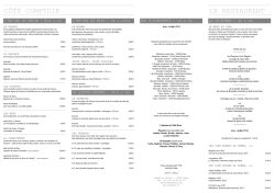 C&Ocirc;T&Eacute; COMPTOIR