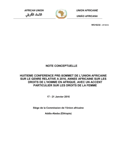 note conceptuelle huitieme conference pre-sommet