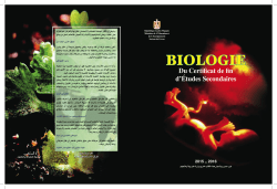 BIOLOGIE