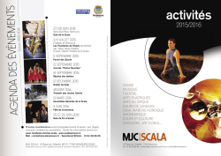 activit&eacute;s - Scala de Nemours