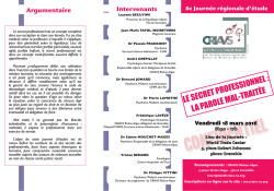 T&eacute;l&eacute;charger le programme - CRIAVS Rh&ocirc;ne