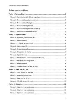 Corrigé cours de chimie organique (format PDF)