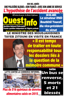 Dimanche 31 Janvier 2016 - Ouest-Info