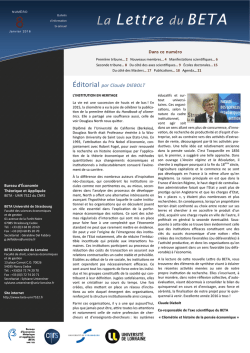 La Lettre du BETA