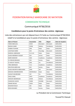 FEDERATION RAYALE MAROCAINE DE NATATION