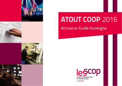 Atout Coop - Scop Auvergne