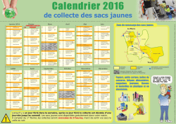 Calendrier 2016 - Communaut&eacute; de communes &ndash; Or&eacute;e de Berc&eacute;