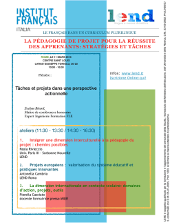 Lire le programme - Institut fran&ccedil;ais Italia