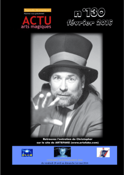 n&deg;130 - Magic News