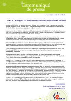 Communiqu&eacute; imprimable