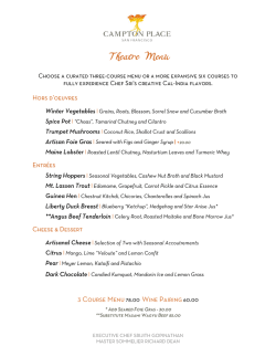 Dinner - Campton Place