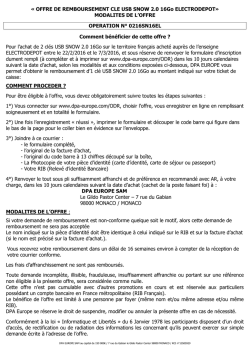 Télécharger - ELECTRO DEPOT