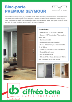 Bloc-porte PREMIUM SEYMOUR