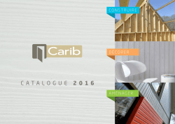 catalogue 2 0 1 6 - CARIB - Sp&eacute;cialiste fran&ccedil;ais des bois rabot&eacute;s