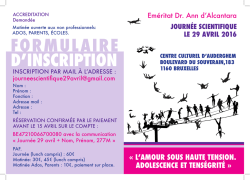 L`Amour sous Haute Tension. Adolescence et Tens&eacute;grit&eacute;