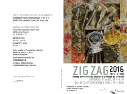 Dépliant Zig-Zag-2016plan des ateliers, liste des artistes