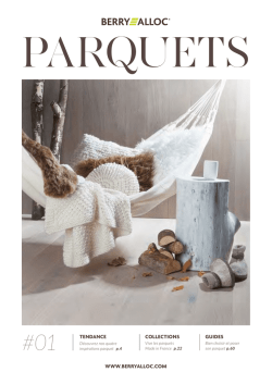 POsE Et EntREtiEn DEs PARQUEts