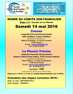Le Comit&eacute; Sud-Francilien de la F