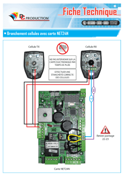 Branchement cellules sur cartes NET24N.indd