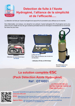 T&eacute;l&eacute;charger la documentation - ESC-Clim