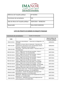 Enqu&ecirc;te publique EP 43-2016