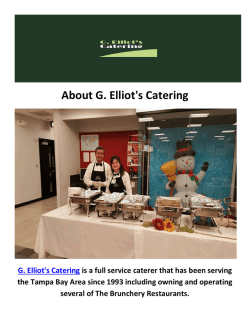 G. Elliot's Corporate Catering in Tampa, FL