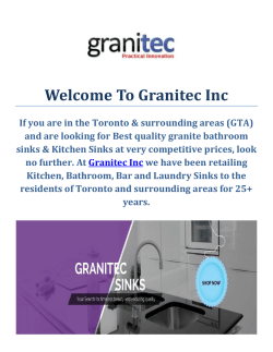 Granitec Inc | Steel Kitchen Sinks in Toronto