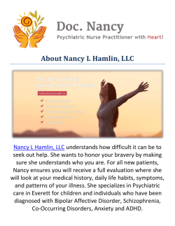 Nancy L Hamlin, LLC | Psychiatric Care in Everett, WA