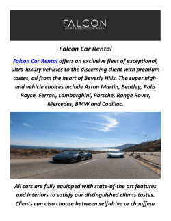 Falcon Car Rental : Hire A Lamborghini Rental in Los Angeles