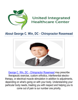 George C. Win, DC - Rosemead Chiropractor, CA
