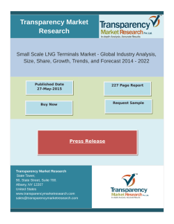 Small Scale LNG Terminals Market Share 2014 - 2022