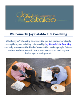 Life Coach in New York City : Jay Cataldo Life Coaching