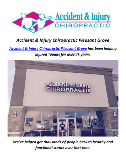 Accident & Injury Chiropractic Pleasant Grove | Chiropractor Car Accident