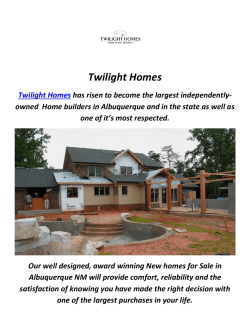 Twilight Homes : Home Builders in Albuquerque, NM