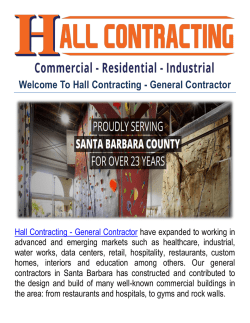 Hall Contracting - General Contractors in Santa Barbara, CA