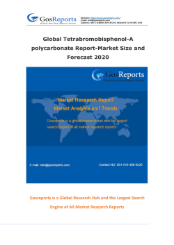 Global Tetrabromobisphenol-A polycarbonate Report-Market Size and Forecast 2020