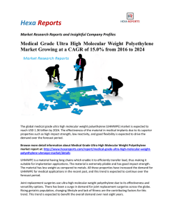 Medical Grade Ultra High Molecular Weight Polyethylene to 2024