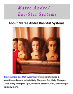 Maree Andre Bac-Stat Systems - Hairstylist Supplies in San Jose, CA